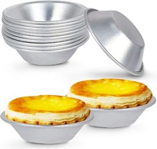 10Pcs Individual Yorkshire Pudding Tins,Dariole Moulds,Yorkshire Pudding Tray No
