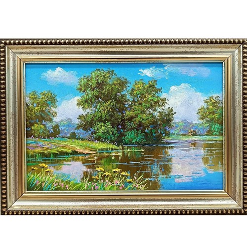 Summer river original - original, oil