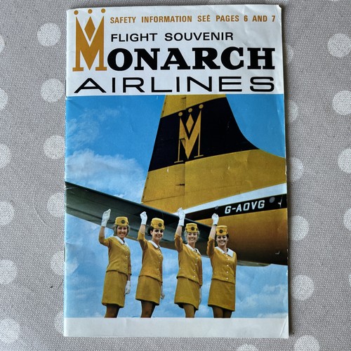 Vintage monarch airlines - vintage,