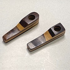 Wooden Smoking Pipes Small Handmade Tobacco Pipes Set Of 2.....