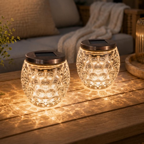 Solar glass jar - solar, lanterns