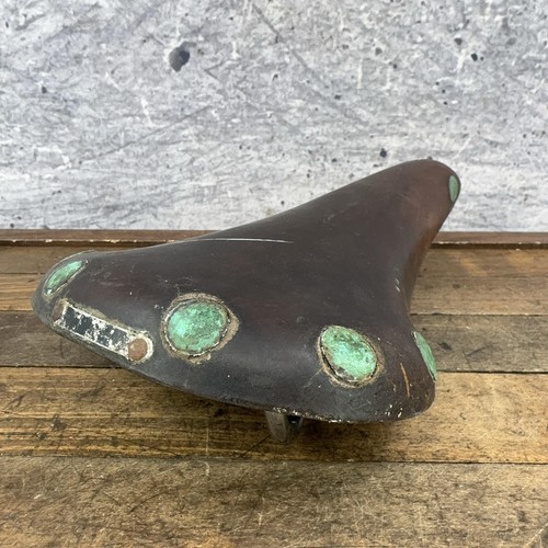 Vintage brooks leather bicycle - leather,