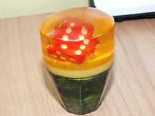 Gear Shift Knob Retro Gaming Dice Lucite Car Truck 1970's Rare Vintage USSR