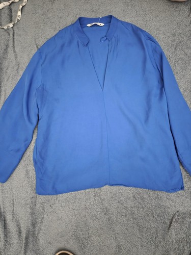 Zara ladies blouse - top, blue