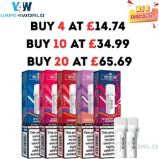 SKE Crystal 600 Pro & Plus Prefilled Pods Replacement 20mg 2 Pack - 25 Flavors