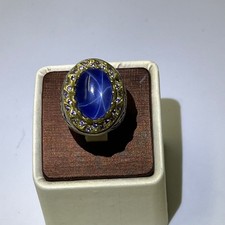 Men's Star Big Blue Sapphire