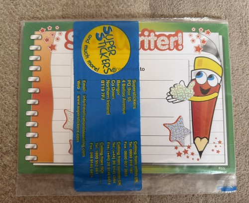 Star writer award certificates - award,