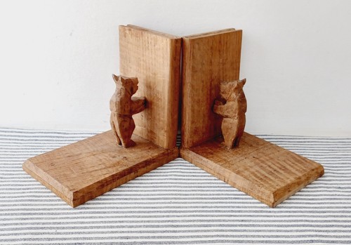 Vintage hand carved wooden - hand,