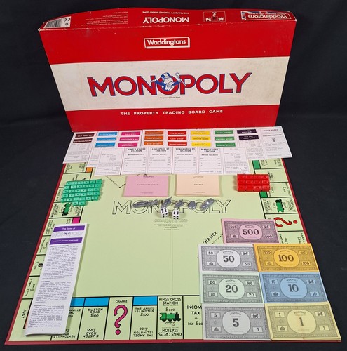 Vintage monopoly board - monopoly, game