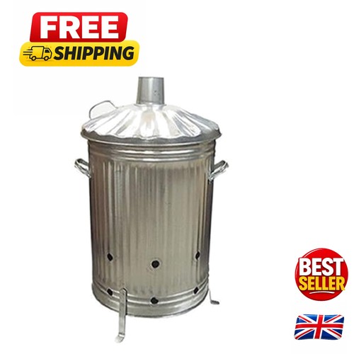 Stylish 90l metal incinerator - stylish,