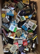 Job lot of Vintage Collectible 100's of Match Boxes / Match Books