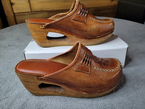 Vintage 70s brown leather - vintage,
