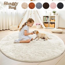 Round Circle Rugs Large Fluffy