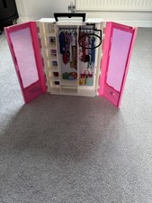 Barbie Portable Carry Case Wardrobe 2018 Mattel Used