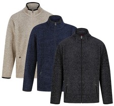 Mens Knitted Bonded Fleece