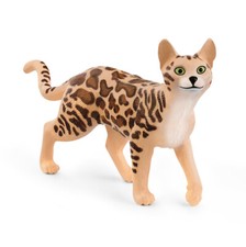 Schleich 13918 Bengal Cat model plastic toy Bengal CATS figure toys Bengals