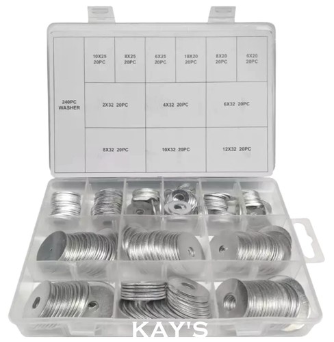 240 piece penny - piece, washers