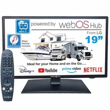 Unispectra® 19" Smart TV 12V (LG webOS) Magic Remote 240V Motorhome Truck Boat