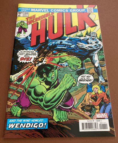 Incredible hulk 180 facsimile - hulk,