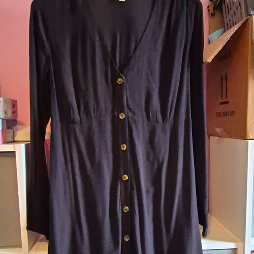 Mama black maternity maxi - black,