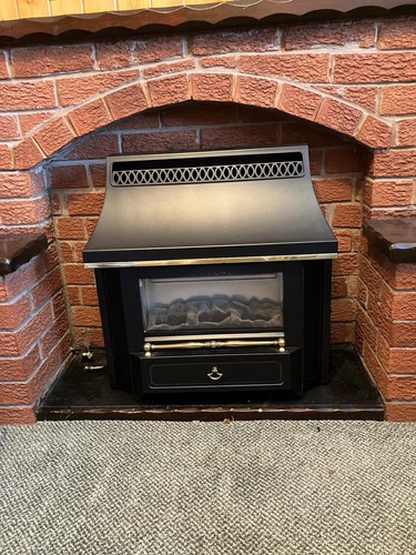 Gas fire - gas,