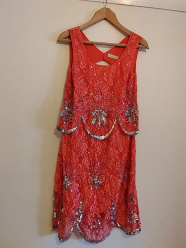 Frock frill orange - frill,