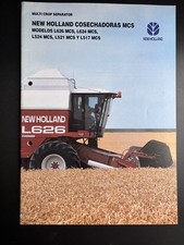 NEW HOLLAND FIATAGRI MCS RANGE COMBINES HARVESTER TRACTOR BROCHURE SPANISH MODEL