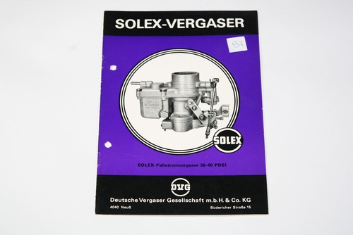 Solex pdsi carburetor - 36-40,