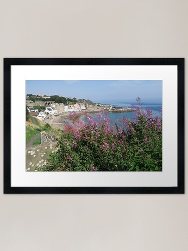 Kinghorn harbour framed - kinghorn,