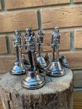 4 Vintage Silver Military
