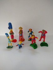 Vintage Simpsons Burger King Toys Figures Soccer Nelson Willie Hibbert Marge Etc