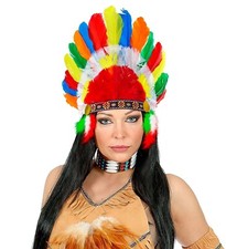 Unisex Multicoloured Indian Headdress