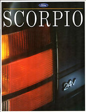 Ford Scorpio 1991 Swiss Market Sales Brochure CLX GL Ghia Executive 24v Granada