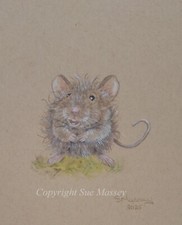 Mouse painting original animal
