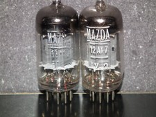 Matched pair 12ax7 mazda - mazda, ecc83