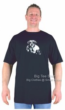 Big Mens BTS Boxer Dog T-Shirt