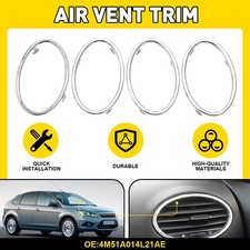 4PCS Dashboard Air Vent Frame