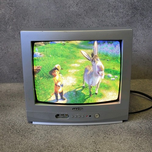 Sanyo crt retro gaming - tv,