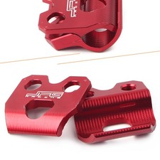 CNC Red Brake Hose Line Clamps