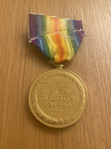 Ww1 victory medal awarded - medal,