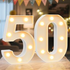 LED Light Up Marquee Numbers