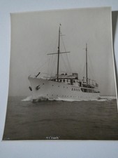 1930 M.Y Kihna Yacht  by Camper & Nicholson - Photo by Beken & Son Cowes RARE