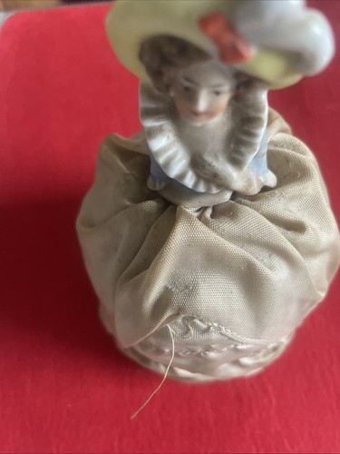 Vintage porcelain half doll - vintage,