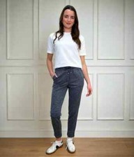 Ex M*S Trousers Womens Navy
