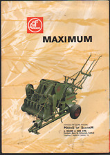 Claas "MAXIMUM" Tractor Baler Brochure Leaflet
