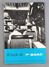 BOAC VINTAGE AIRLINE BROCHURE