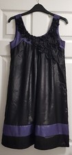 PussyCat London Womens Sleeveless Black Dress Halloween Fancy dress Size  8 10
