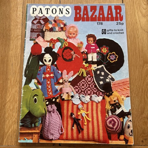 Vintage patons bazaar - patons, 1970’s