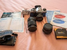 Yashica FX-D Quartz Film Camera + Lenses and Accs - Student