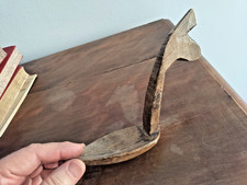 Antique wooden wood hand